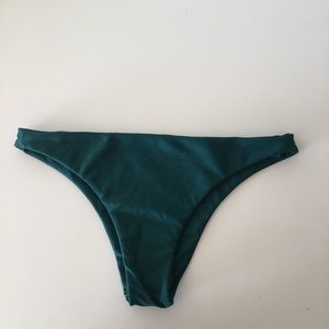 Mikoh forest green bikini bottoms xs